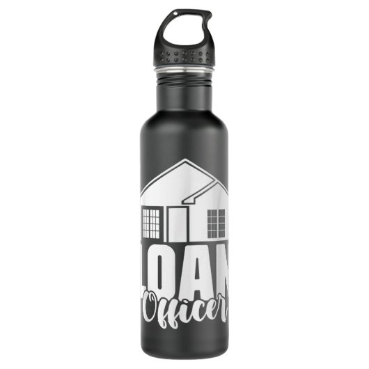 Darlehensnehmer Hypothekarkreditprozessor Edelstahlflasche (Vorderseite)