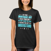 Darlehensreferent Hypothekenbank Typ Bank Teller B T-Shirt (Vorderseite)