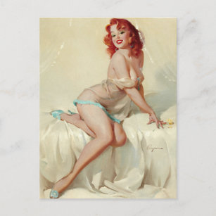 Darlene Button Up Art Postkarte