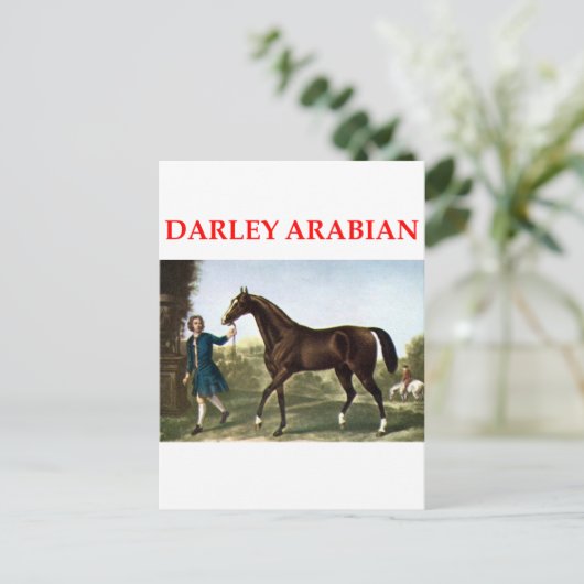 Darley arabian postkarte (Stehend Vorderseite)