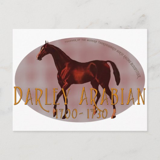 Darley Arabian Postkarte (Vorderseite)