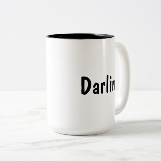 Darlin Tasse (VorderseiteRechts)