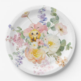 Darling Bee Paper Plate Pappteller