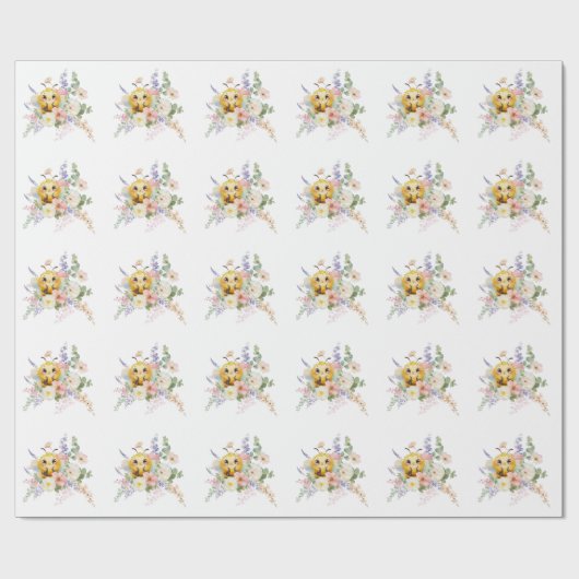 Darling Bee Wrapping Paper Geschenkpapier (Flach)