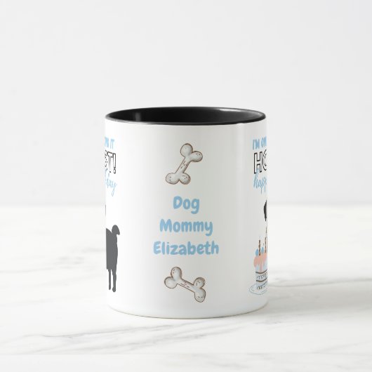 Darling Black Chipoo Funny MAMA oder Vater Geburts Tasse (Zentrum)