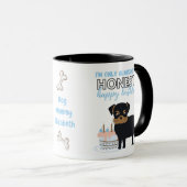 Darling Black Chipoo Funny MAMA oder Vater Geburts Tasse (VorderseiteRechts)