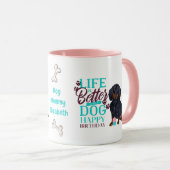 Darling Brown Dackel Hund Lieben MAMA Geburtstag Tasse (VorderseiteRechts)
