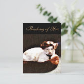 Darling, Cat_ Postkarte (Stehend Vorderseite)