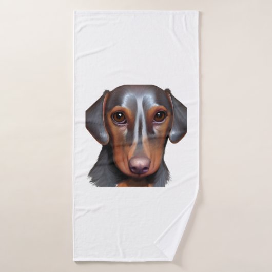 Darling Dackel Badehandtuch (Badehandtuch)