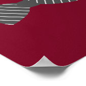 Darling Dapper Bowtie Kinderzimmer Wall Art Poster (Ecke)