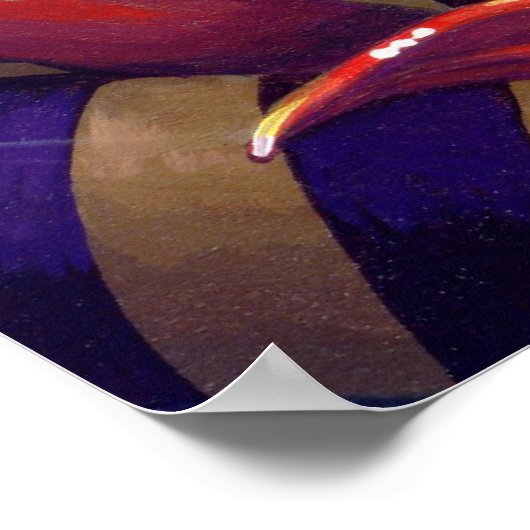 Darling Dragonling I ART DRINT Drachenfee Poster (Ecke)