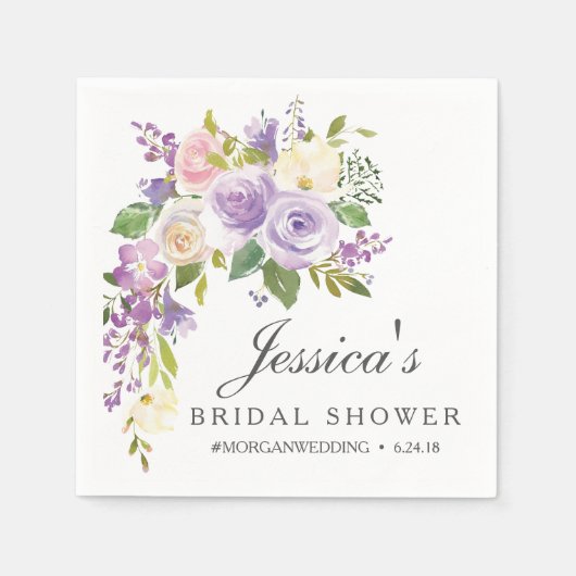 Darling Flora Brautparty Napkins Serviette (Vorderseite)