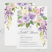 Darling Flora Bridal Dusche Einladung (Vorne/Hinten)