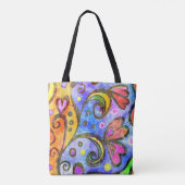 Darling Floral Tote Bag Tasche (Rückseite)