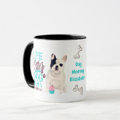 Darling French Bulldog Hunde Liebe MAMA Geburtstag Tasse (Vorderseite Links)
