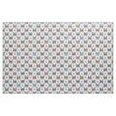 Darling Frenchies mit Brille Stoff (Fat Quarter (45,7 x 55,9 cm))