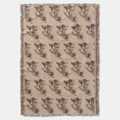 Darling Giraffe Playing Grand Piano Decke (Vorderseite Vertikal)