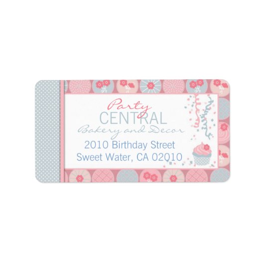 Darling Girl Business Address Label Adressaufkleber (Vorne)