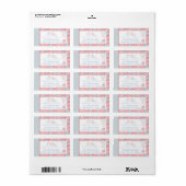 Darling Girl Business Address Label Adressaufkleber (Vorne)
