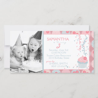 Darling Girl Einladung Foto Card