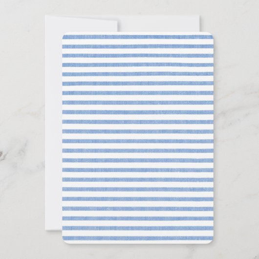 Darling handgemalt Lemon Tree Boy Baby Shower Einladung (Rückseite)