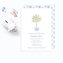 Darling handgemalt Lemon Tree Boy Baby Shower