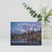 Darling Harbour Australia Postkarte (Stehend Vorderseite)