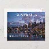 Darling Harbour Australia Postkarte (Vorne/Hinten)