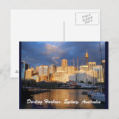 Darling Harbour, Sydney, Australien Postkarte (Vorne/Hinten)