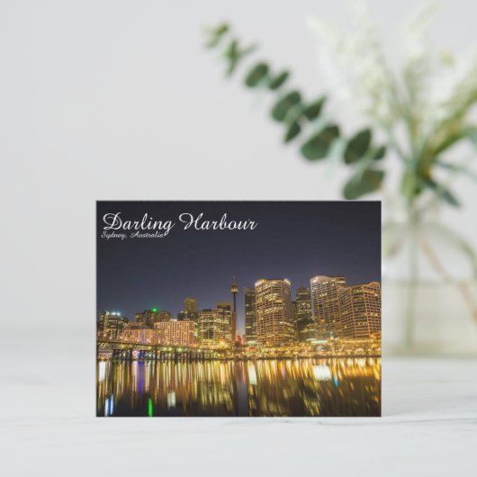 Darling Harbour, Sydney - Postkarte (Stehend Vorderseite)
