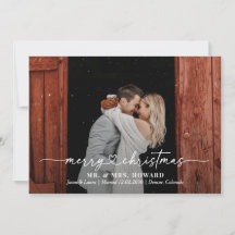 Darling Heart Frohe Weihnachts-Fotokarte