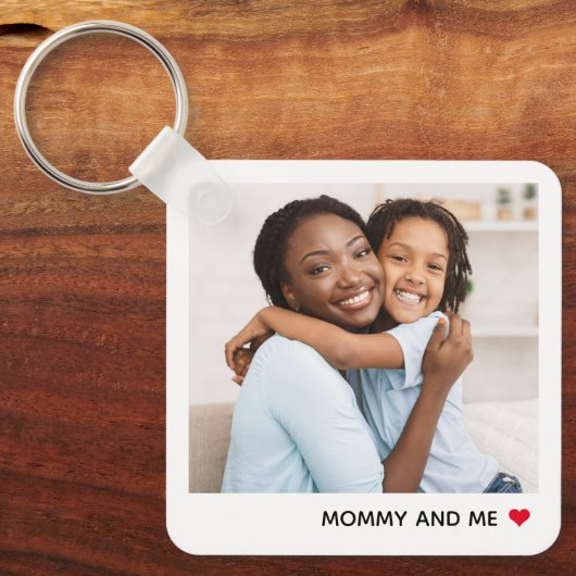 Darling Heart Personalisiert Foto Schlüsselanhänge Schlüsselanhänger (Vorderseite)