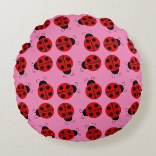 Darling Ladybug Pillow Rundes Kissen