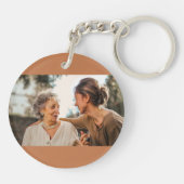 Darling Mama Foto Geschenk für Mama Schlüsselanhänger (Rückseite)