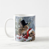Darling Mice Weihnachtsfeiertag Tasse (Links)