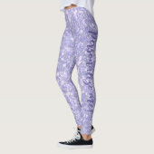 Darling Pale Lila Glitzer CUSTOM TEXT Leggings (Links)