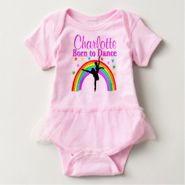 DARLING PERSONALISIERT GEBOREN ZU TANZEN BABY T-SHIRT