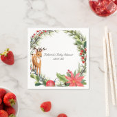 Darling Reindeer | Weihnachtsdusche Serviette (Beispiel)