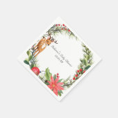 Darling Reindeer | Weihnachtsdusche Serviette (Ecke)
