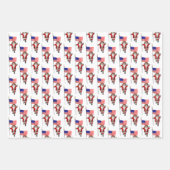 Darling Santa Claus besucht Michigan Geschenkpapier Set (Vorderseite 3)