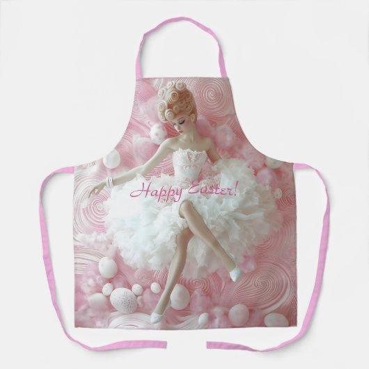 Darling-Schürze zu Ostern der 50er Jahre Schürze (Vorderseite)