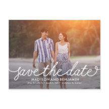 Darling Script EDITABLE COLOR Save the Date
