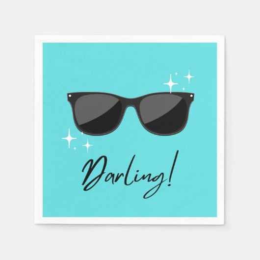 Darling Sunglasses Serviette (Vorderseite)