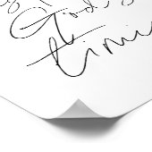 Darling Trust in Gottes Timing Poster (Ecke)