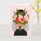 Darling Valentine II Karte (Gelbe Blume)