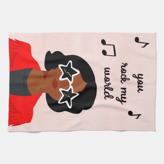 Darling Valentine III Geschirrtuch (Horizontal)