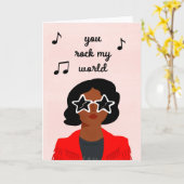 Darling Valentine III Karte (Gelbe Blume)