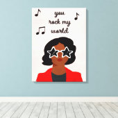 Darling Valentine III Leinwanddruck (Insitu (Holzboden))