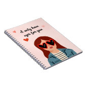 Darling Valentine IV Notizblock (Rechte Seite)