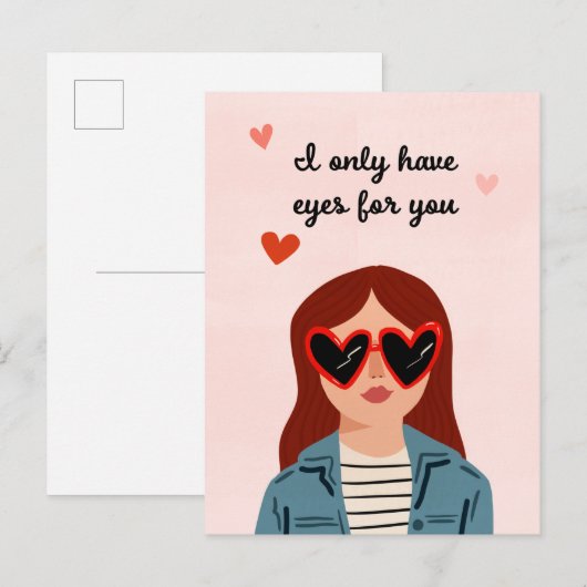 Darling Valentine IV Postkarte (Vorne/Hinten)